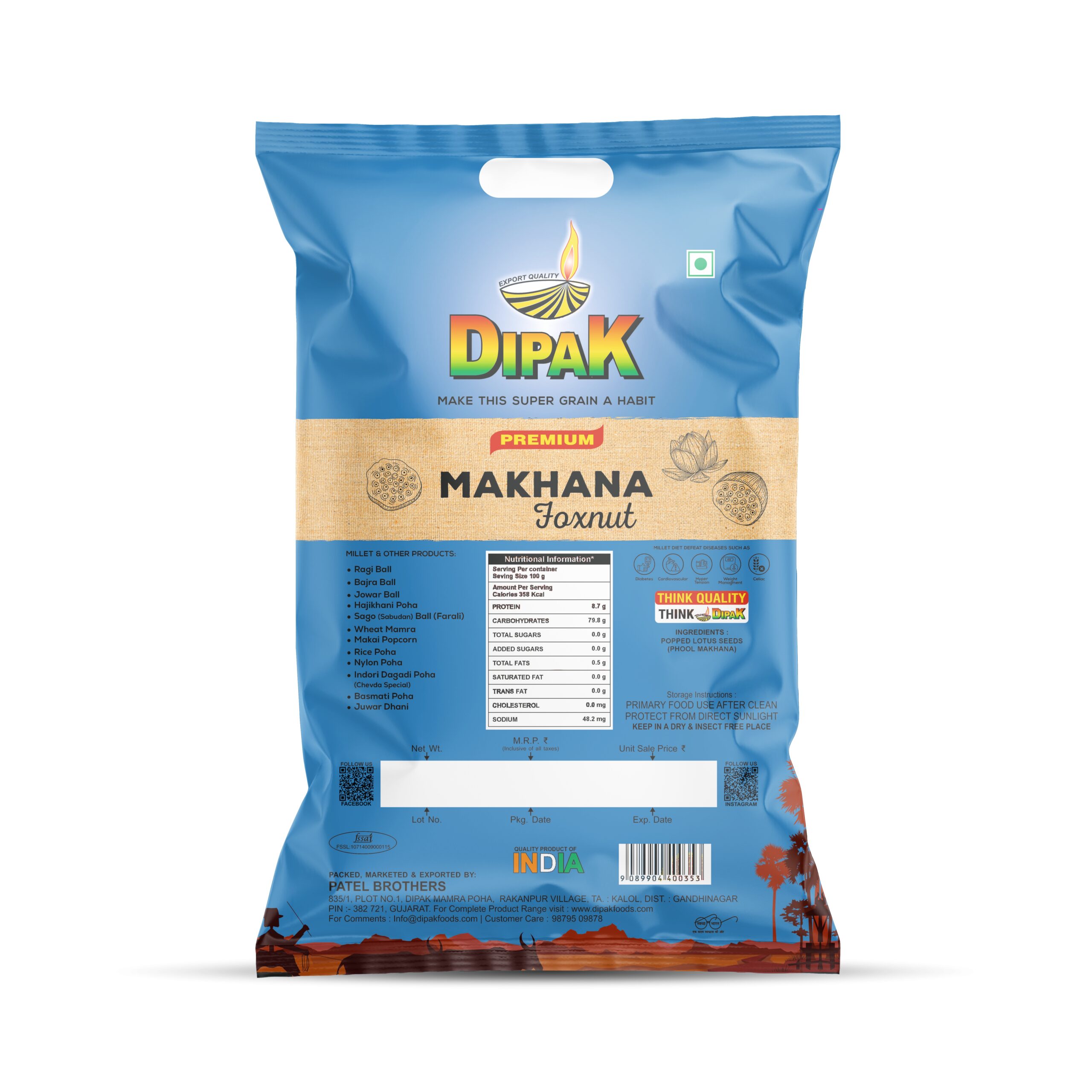 Makhana ( Premium Quality) 200 GM - Image 2
