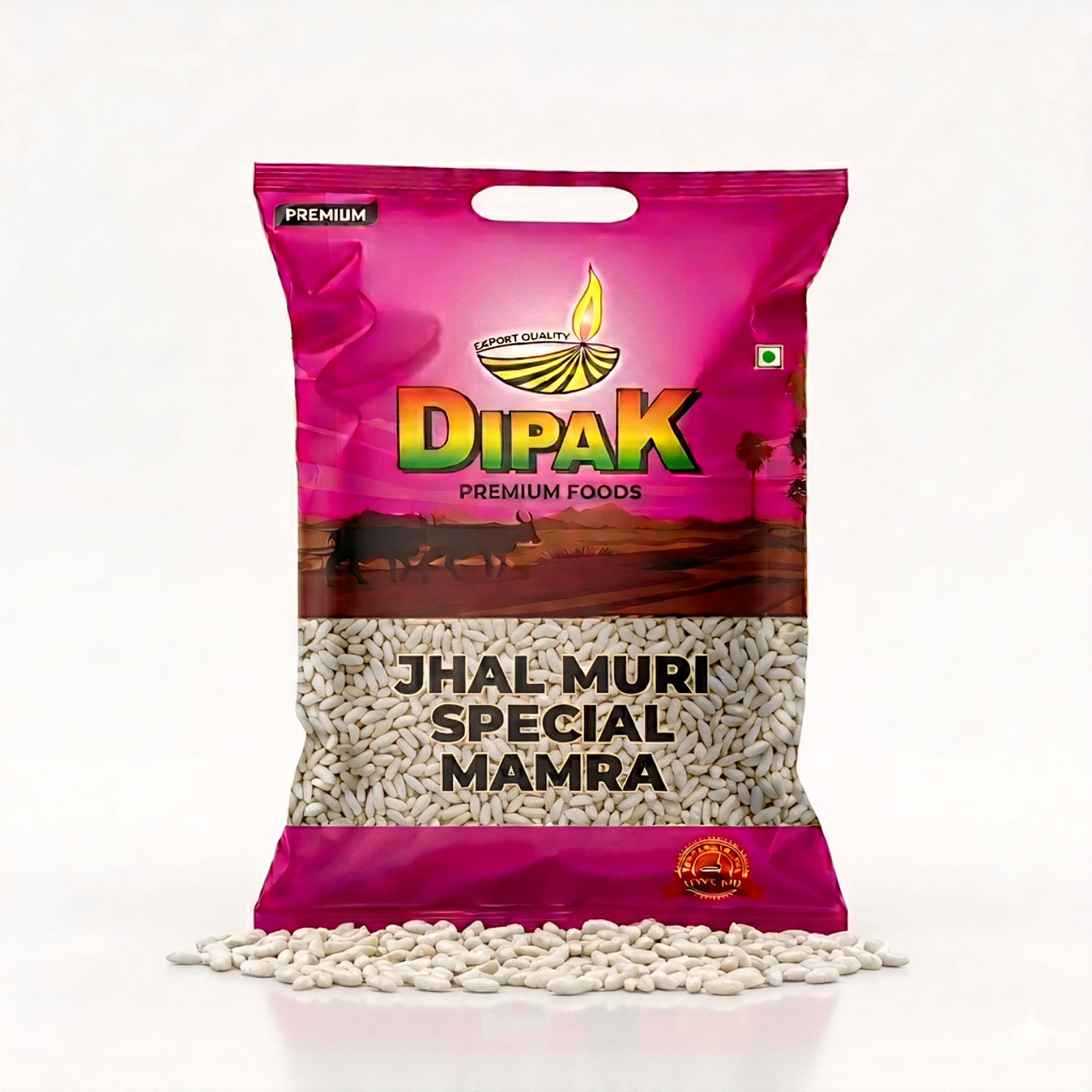 Jhalmudi/ Jhalmuri Special Murmure 400 gm with special Masala pack inside